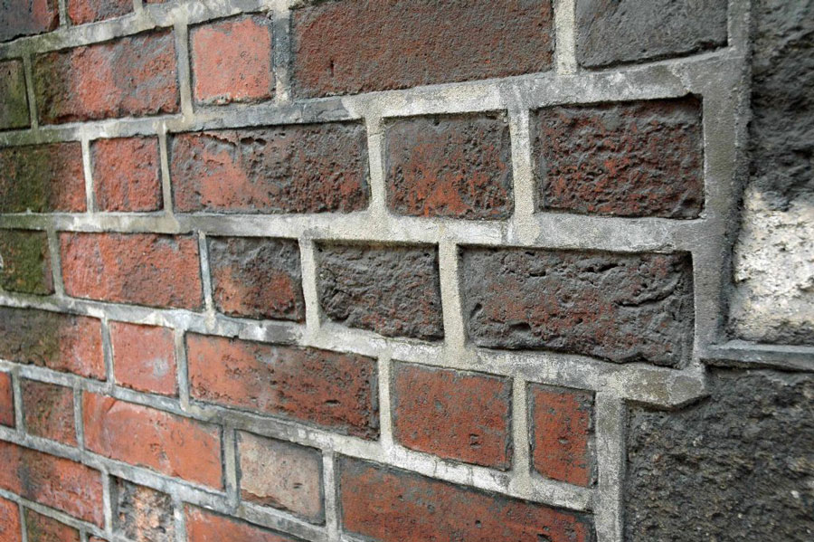 Types of mortar joint in historic masonry: square mortar joint ...